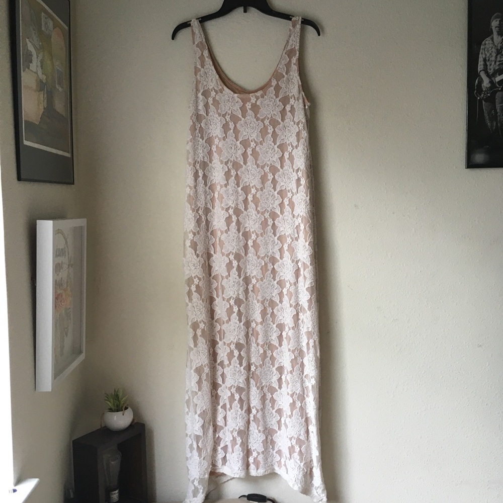 Floral Sheer Maxi Dress